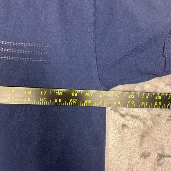 Vintage 2004 Harley Davidson Navy HD Logo Stripe Print Utah Graphic Tshirt L - Picture 3 of 7